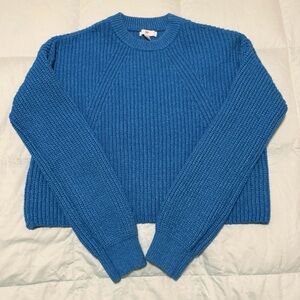 BP Vibrant Blue‎ Knit Crew Neck Sweater